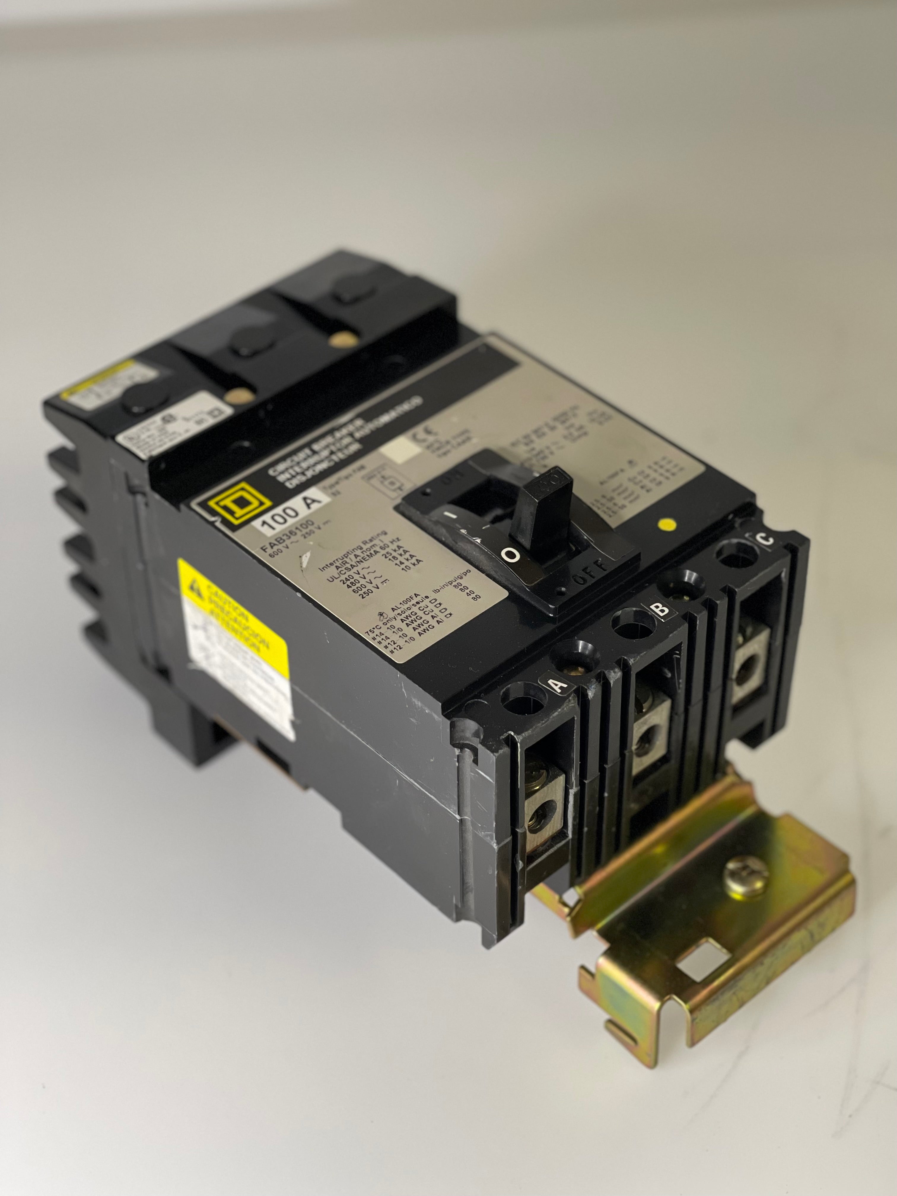 FA36100 100AMP 3POLE 600V ,SQ D ,SQUARE D CIRCUIT BREAKER