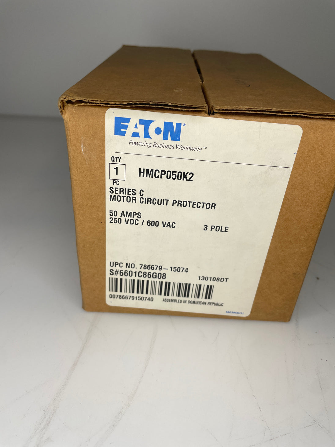 HMCP050K2 50AMPS CUTLER HAMMER ,EATON CIRCUIT BREAKER